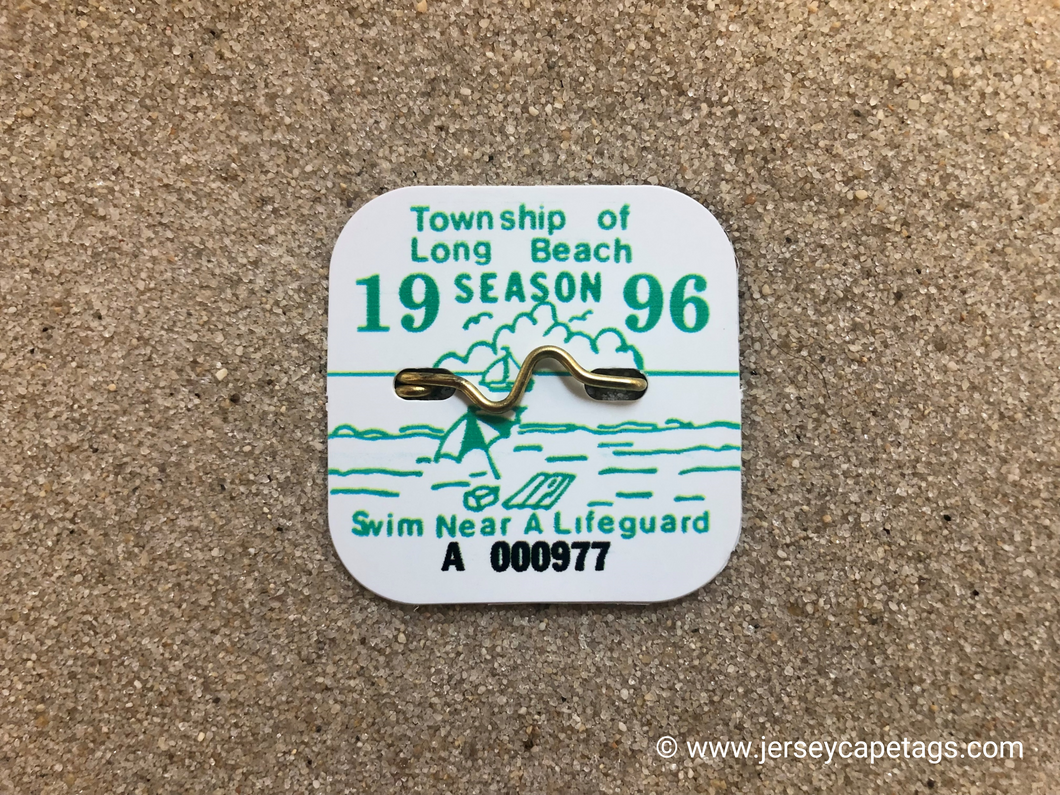 Long Beach Township 1996 Seasonal Beach Badge