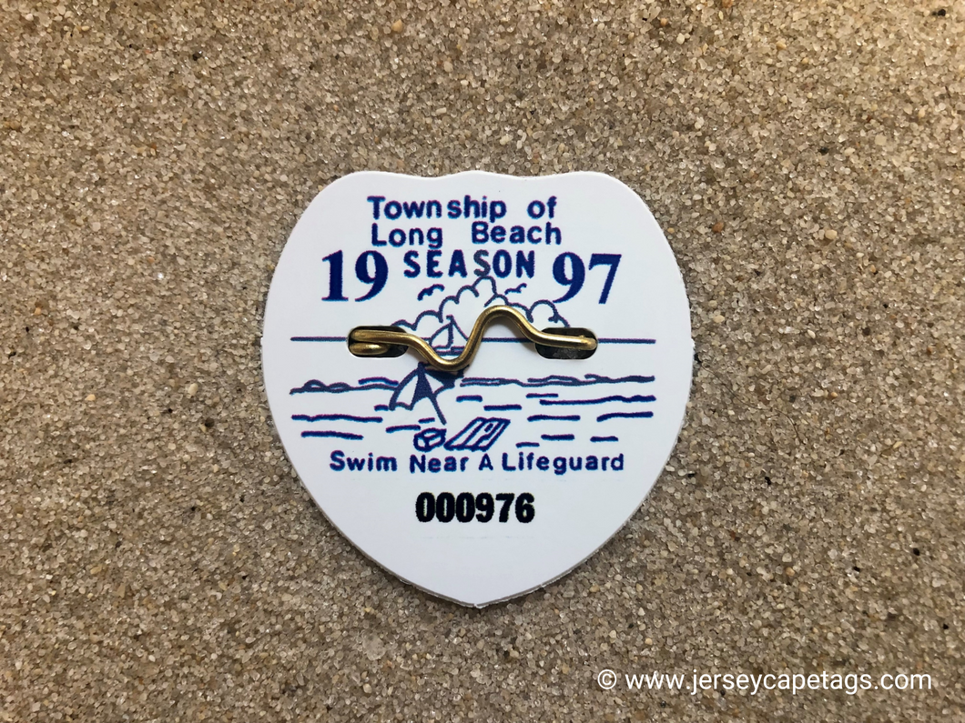 Long Beach Township 1997 Seasonal Beach Badge