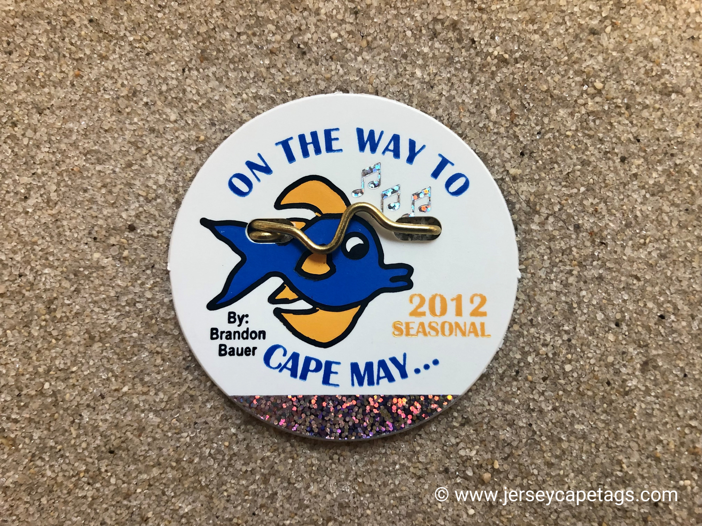 RETRO Cape May 2012 Seasonal Beach Tag