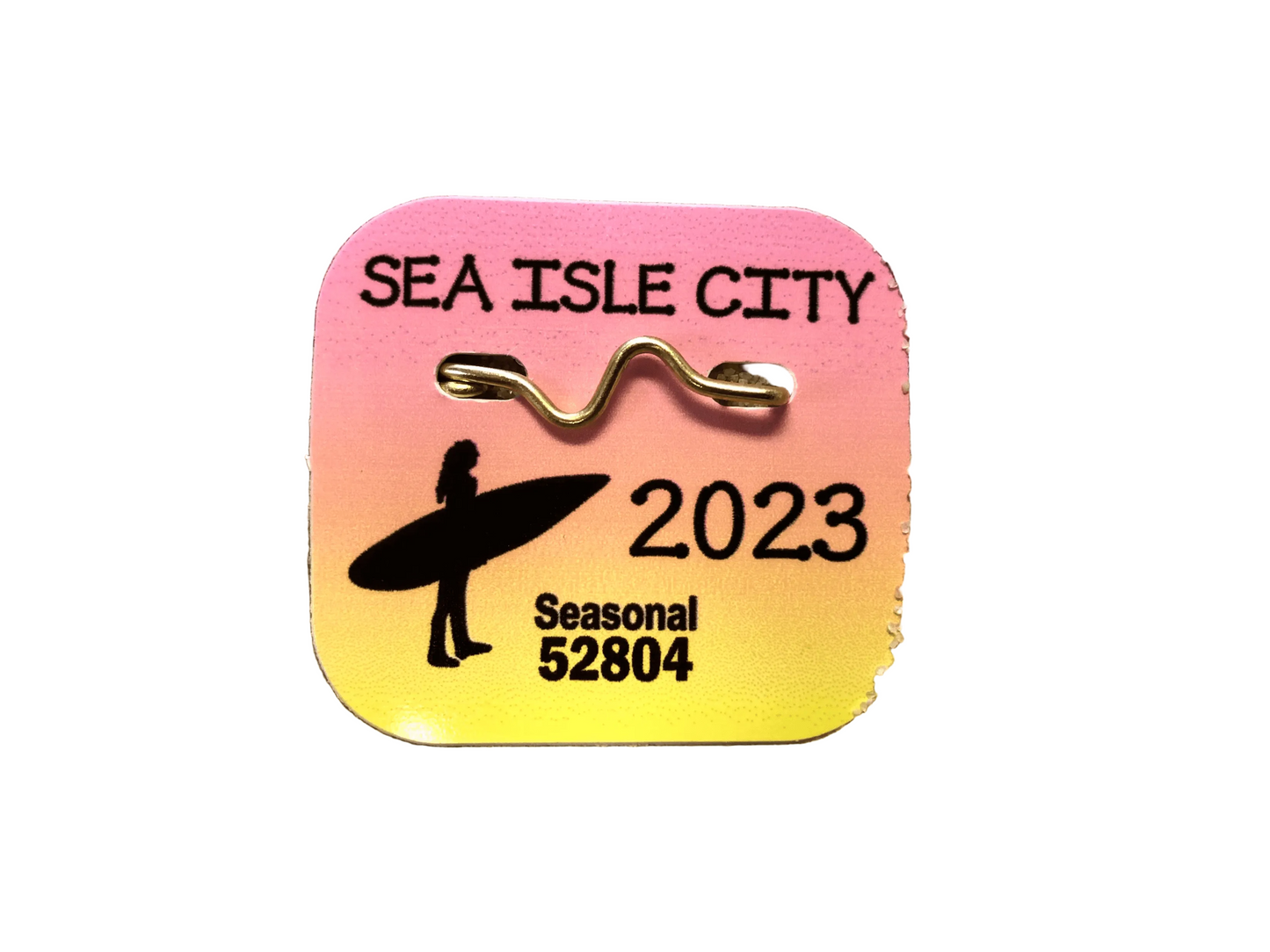 RETRO Sea Isle City 2023 Seasonal Beach Tag
