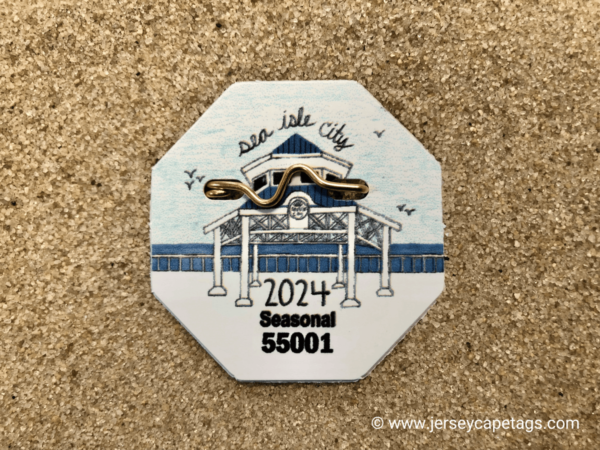 Sea Isle City 2024 Seasonal Beach Tag Jersey Cape Tags Online Store