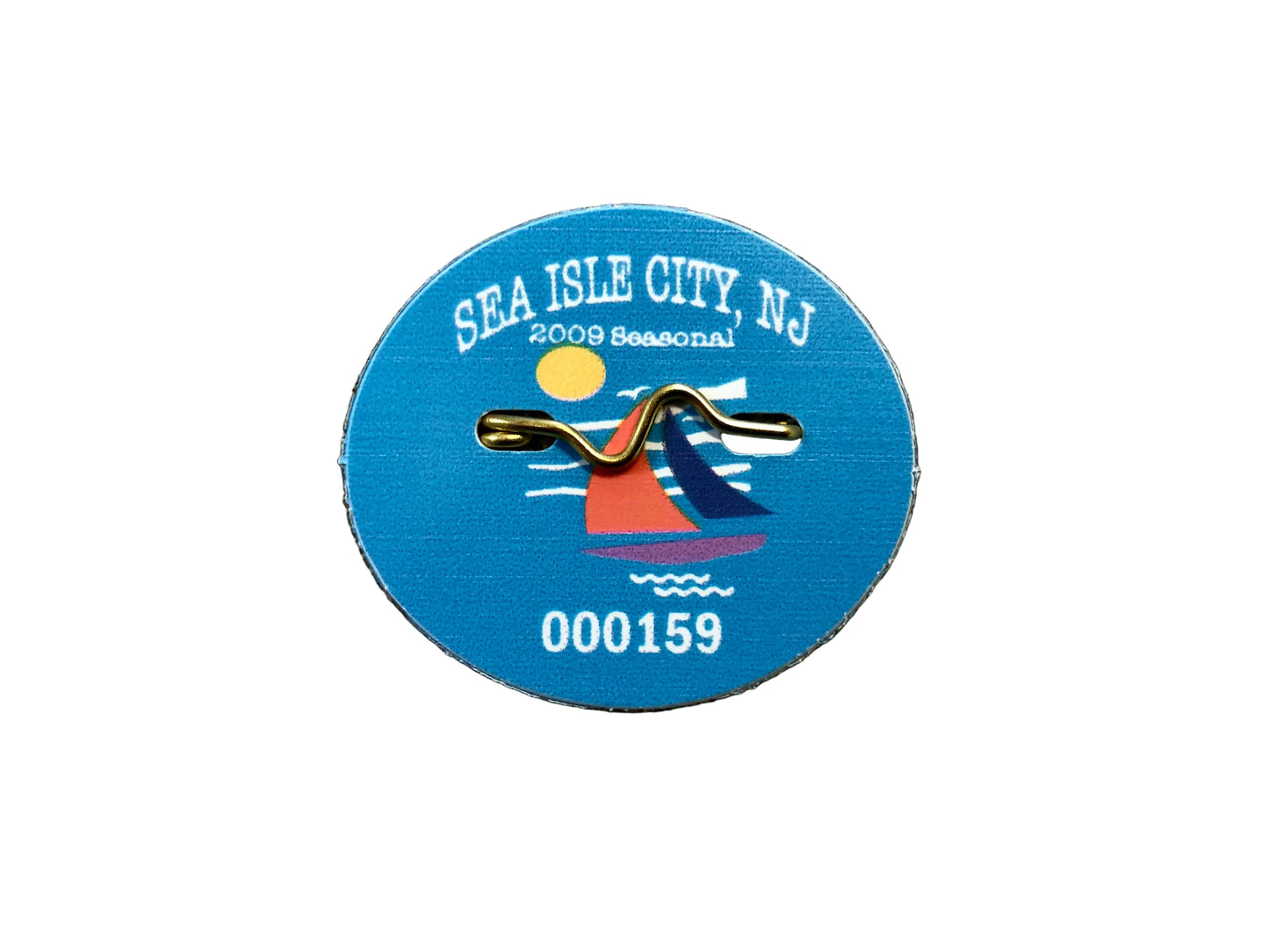 RETRO Sea Isle City 2009 Seasonal Beach Tag