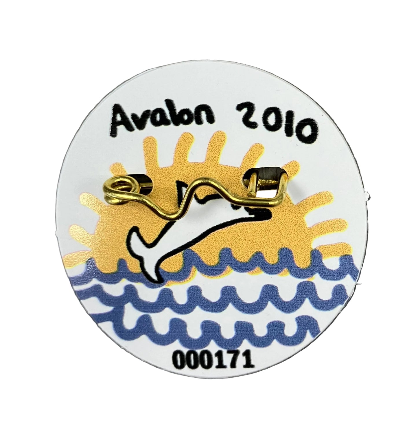 RETRO Avalon 2010 Seasonal Beach Tag