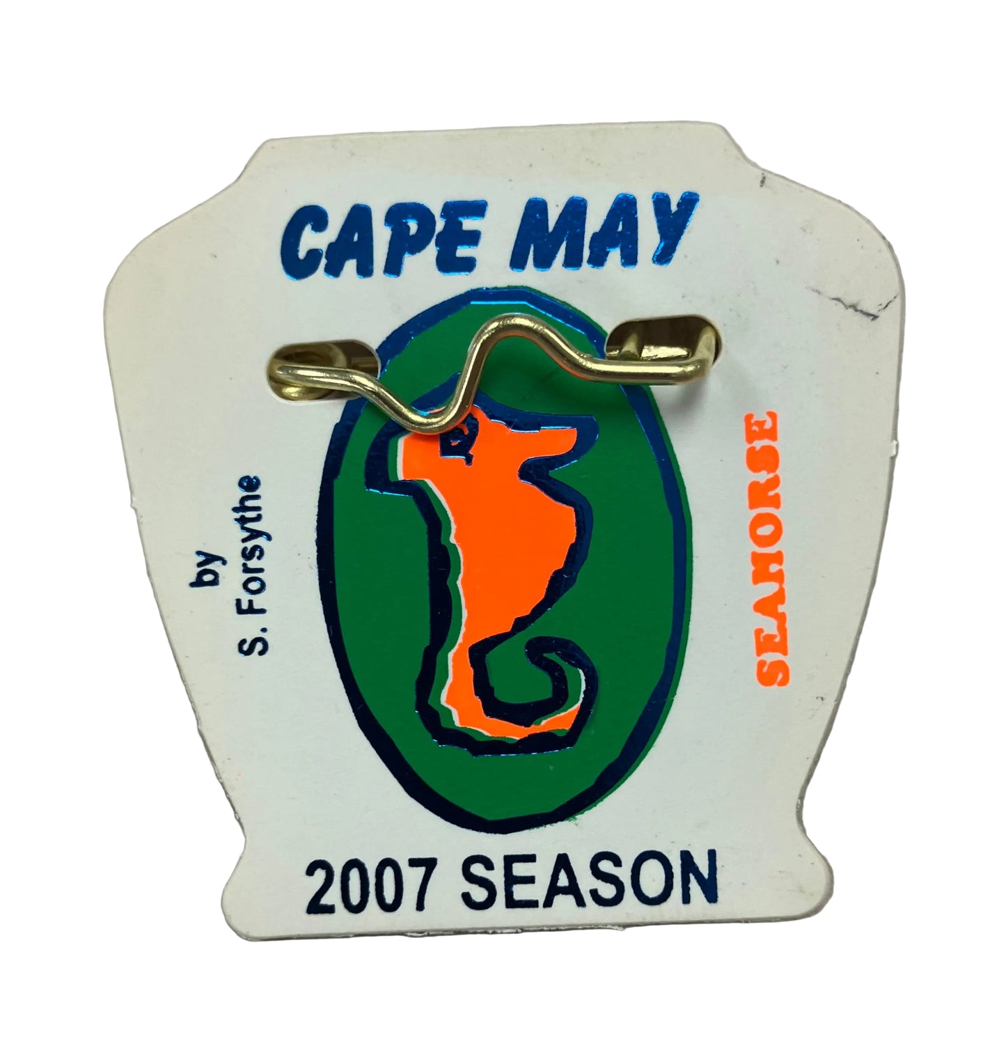 RETRO Cape May 2007 Seasonal Beach Tag