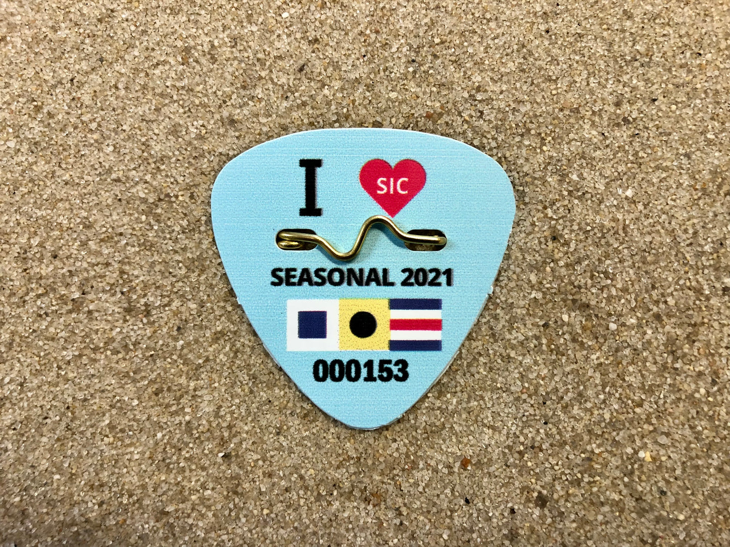 RETRO Sea Isle City 2021 Seasonal Beach Tag