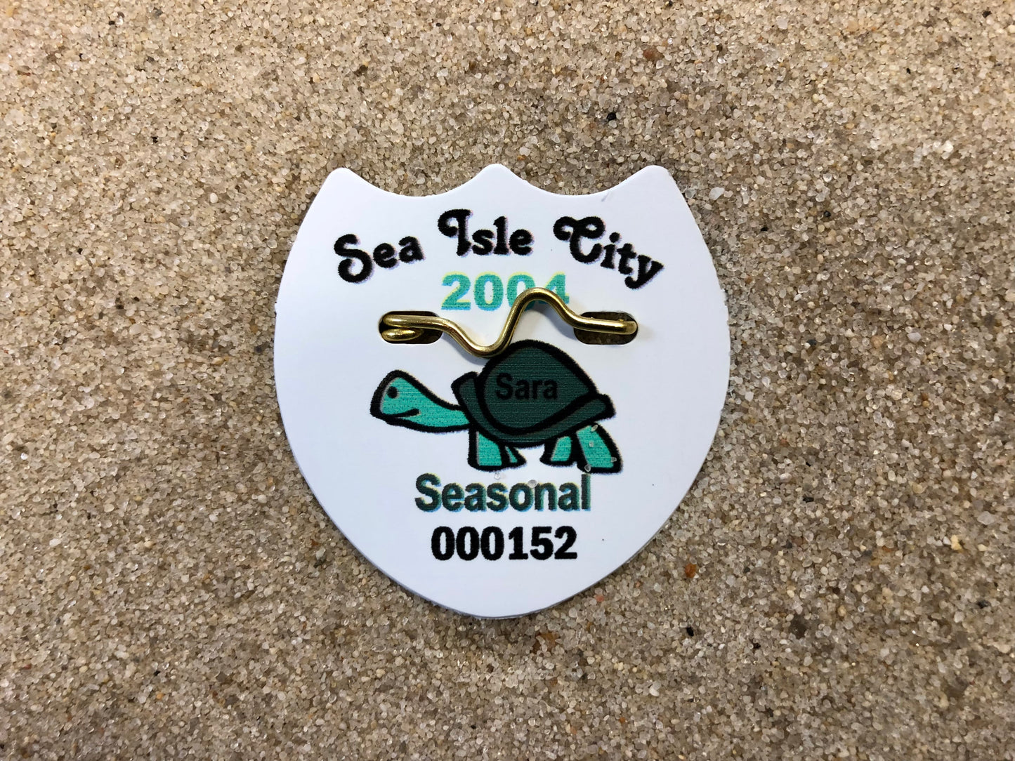 RETRO Sea Isle City 2004 Seasonal Beach Tag