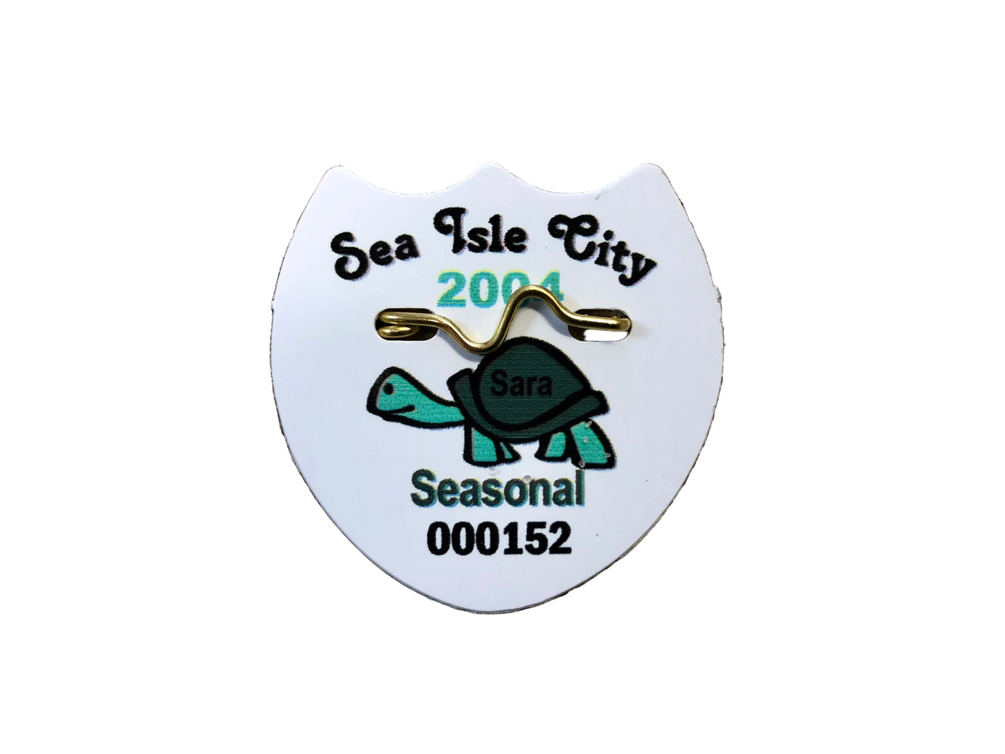 RETRO Sea Isle City 2004 Seasonal Beach Tag