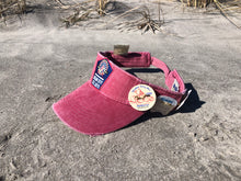 Load image into Gallery viewer, Retro Beach Tags/Badges Distressed Visors
