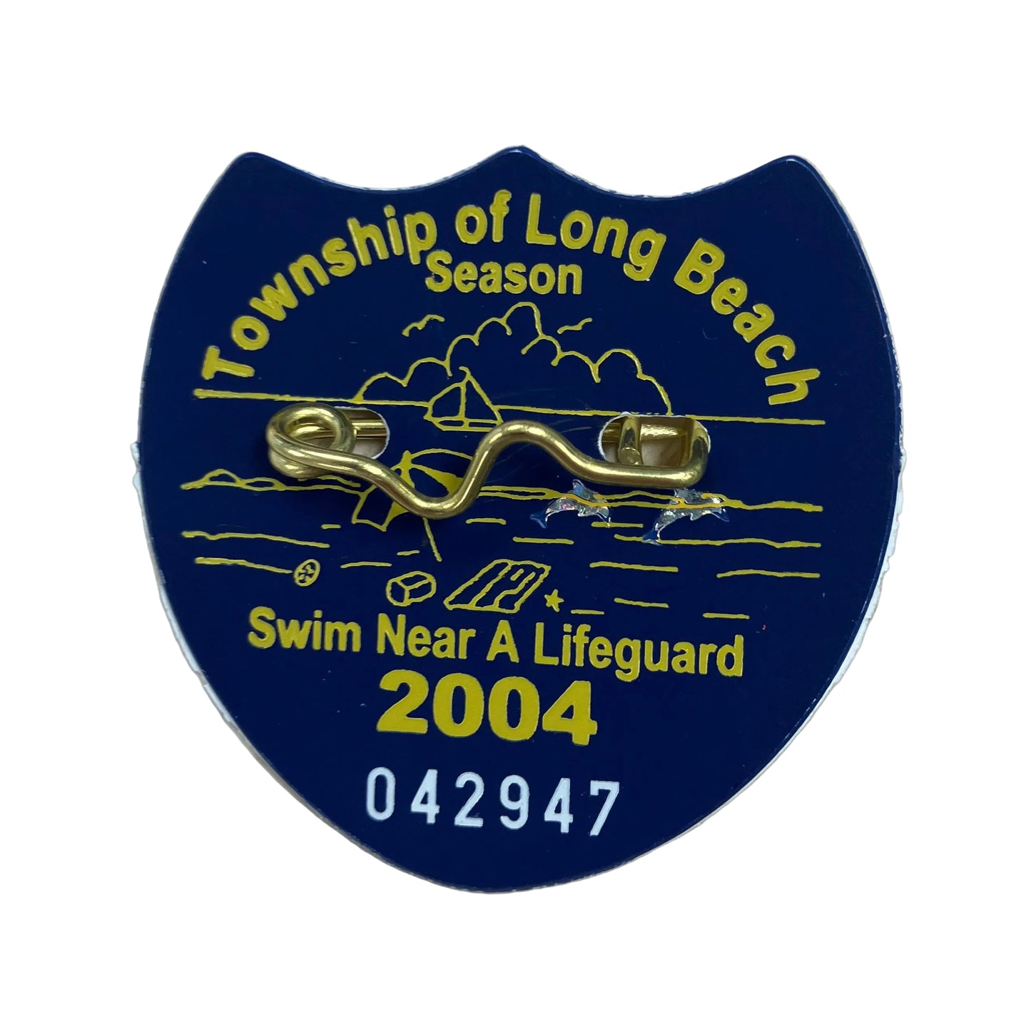 RETRO Long Beach Township 2004 Seasonal Beach Tag