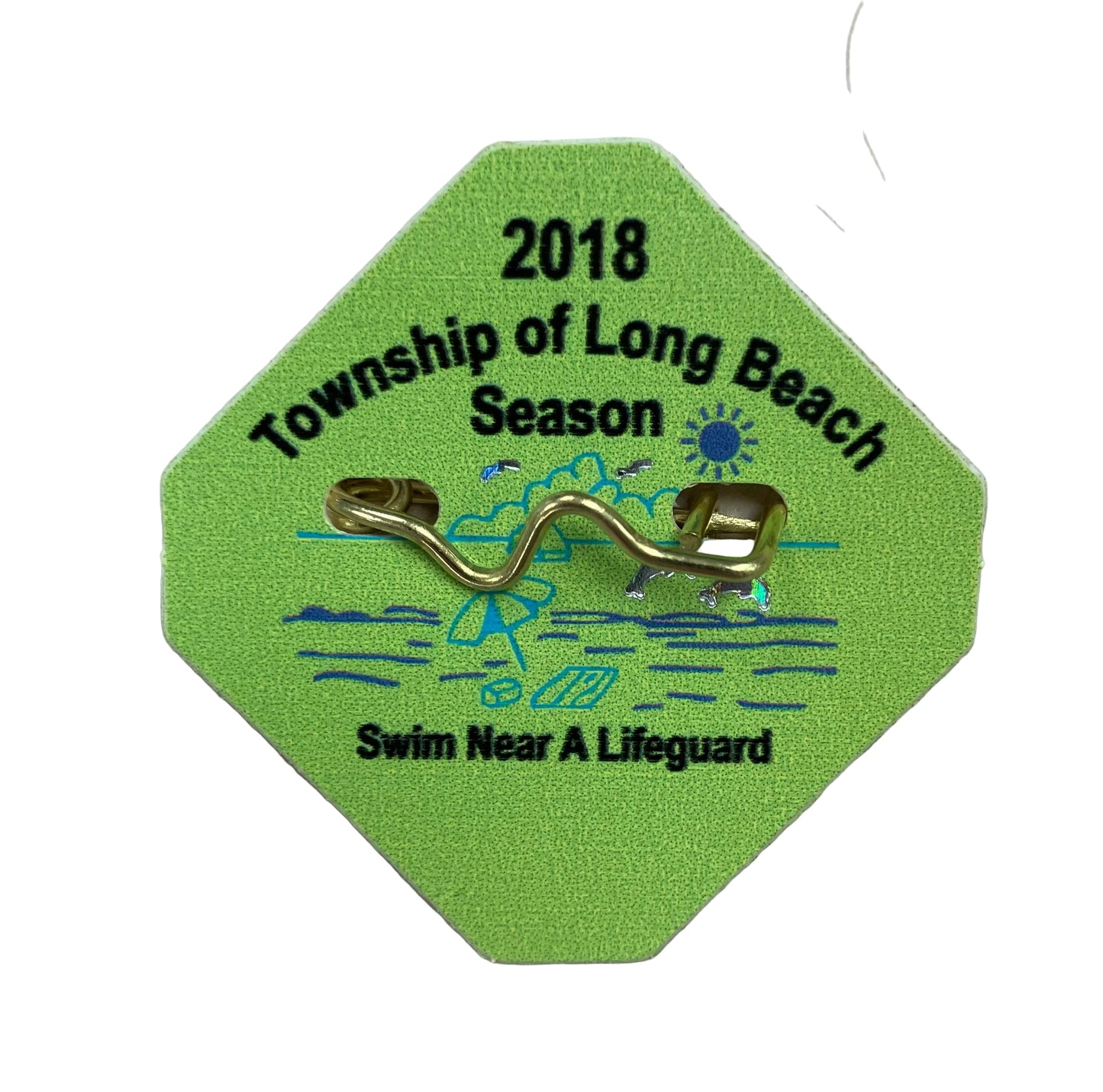 RETRO Long Beach Township 2018 Seasonal Beach Tag