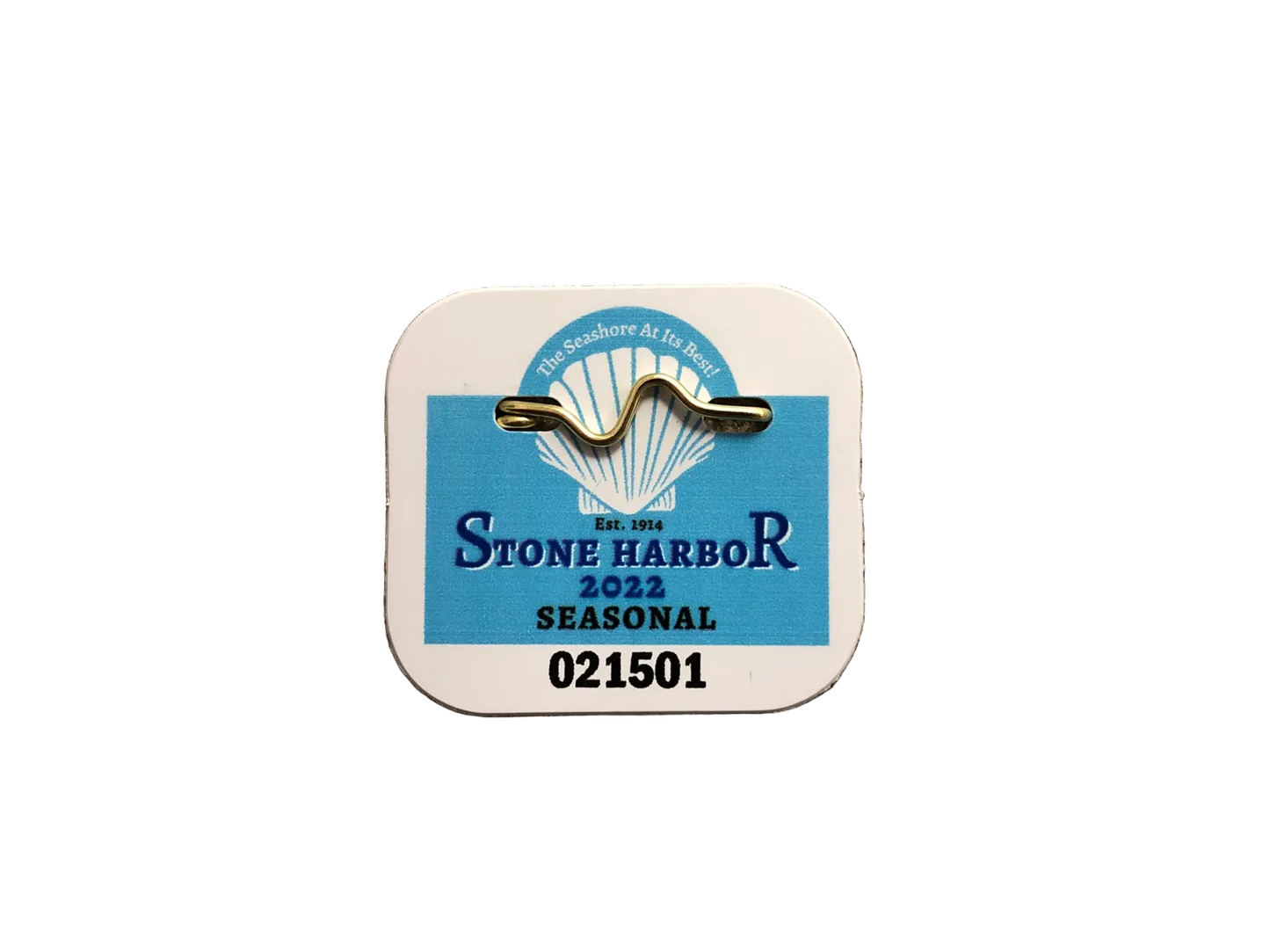 RETRO Stone Harbor 2022 Seasonal Beach Tag