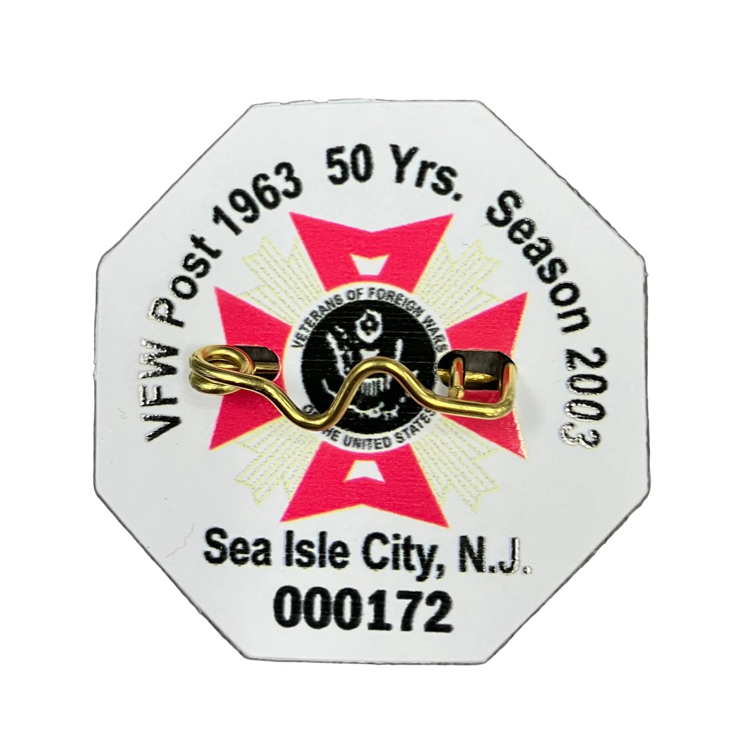 RETRO Sea Isle City 2003 Seasonal Beach Tag