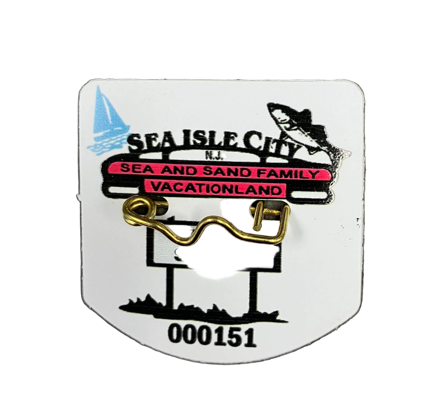 RETRO Sea Isle City 2005 Seasonal Beach Tag