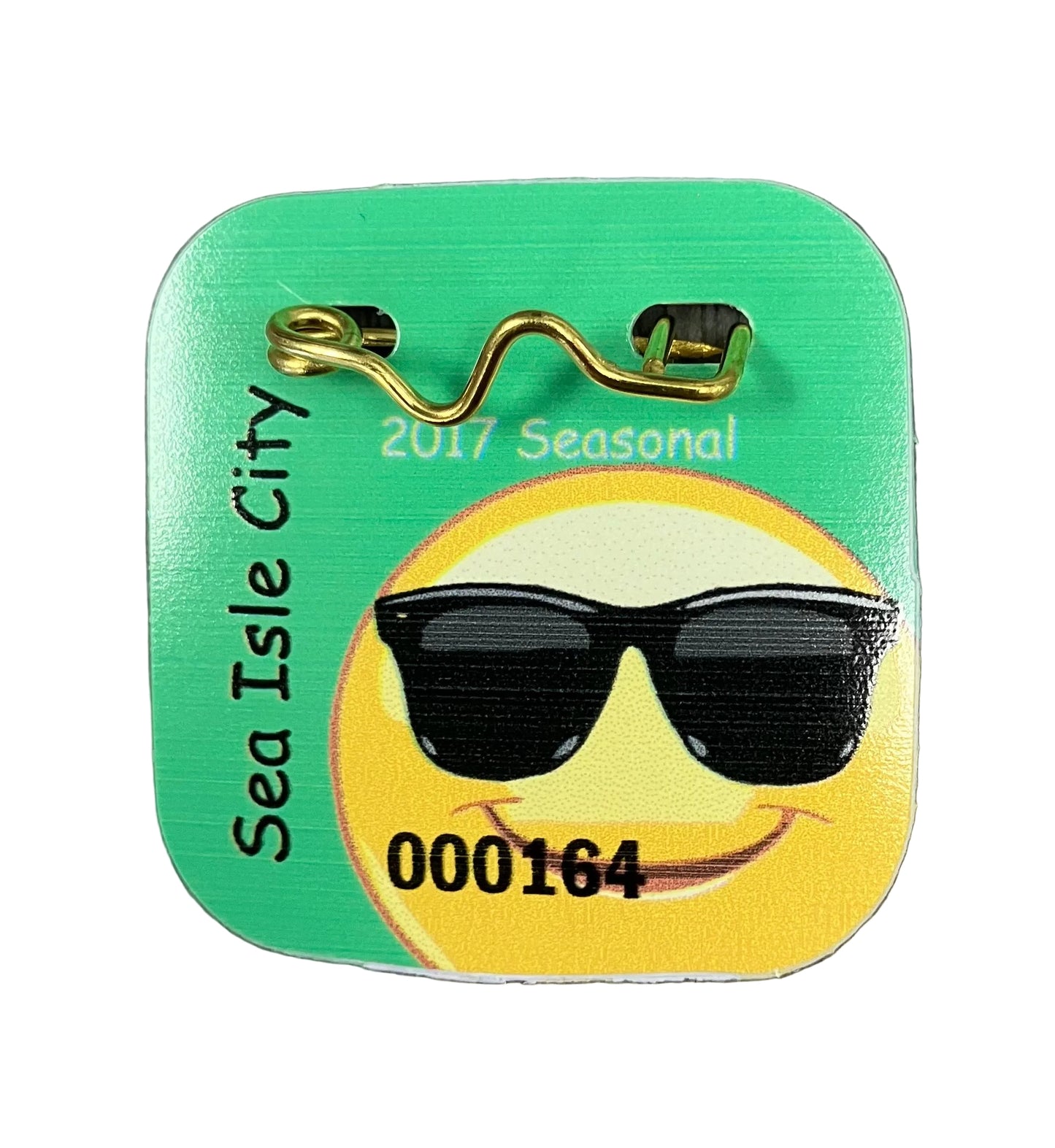 RETRO Sea Isle City 2017 Seasonal Beach Tag