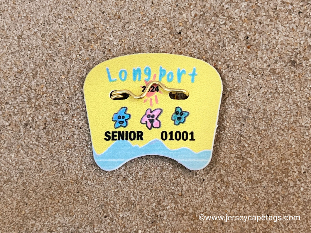 Longport 2024 Senior Seasonal Beach Tag