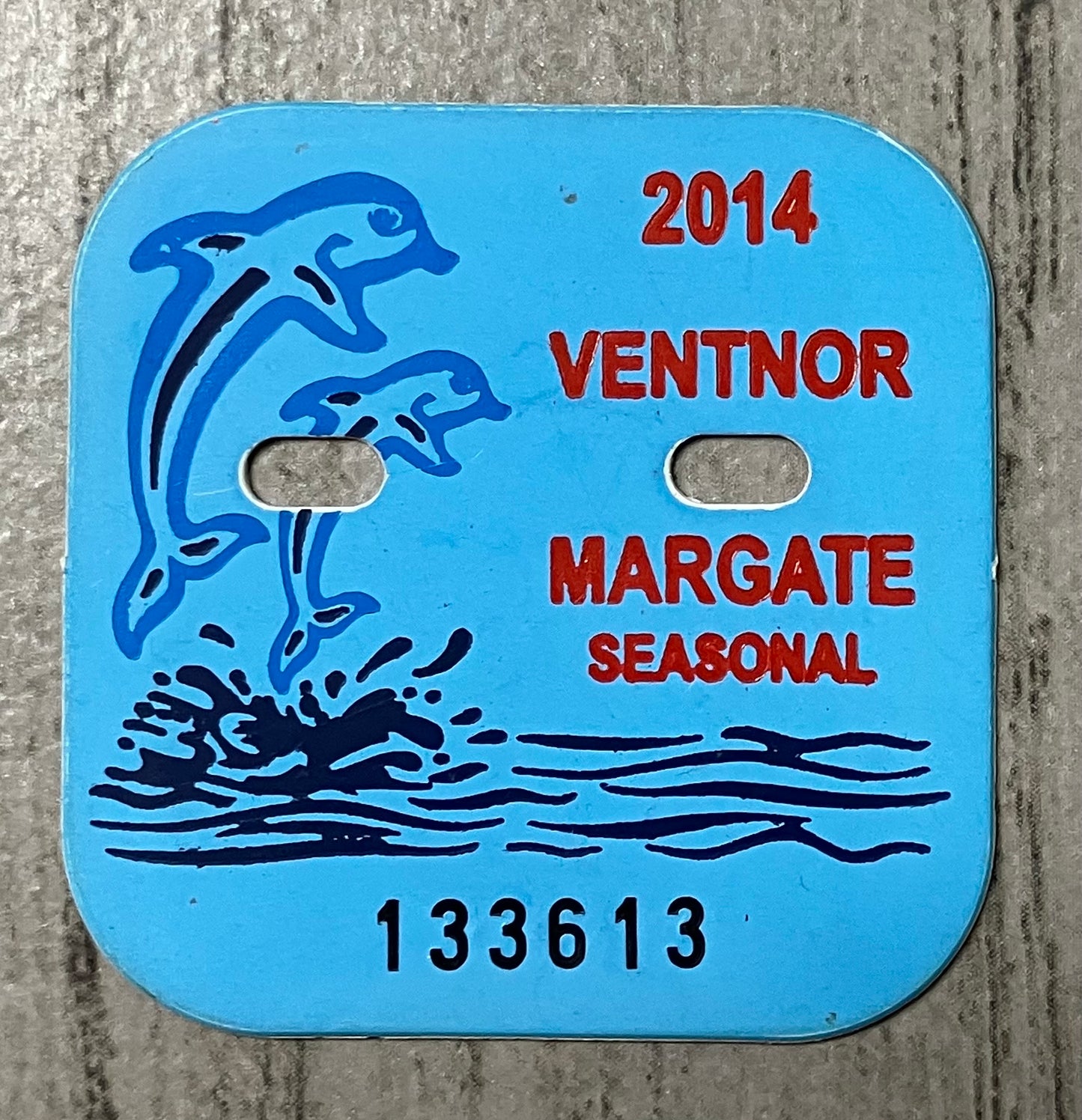 RETRO Ventnor 2014 Seasonal Beach Badge