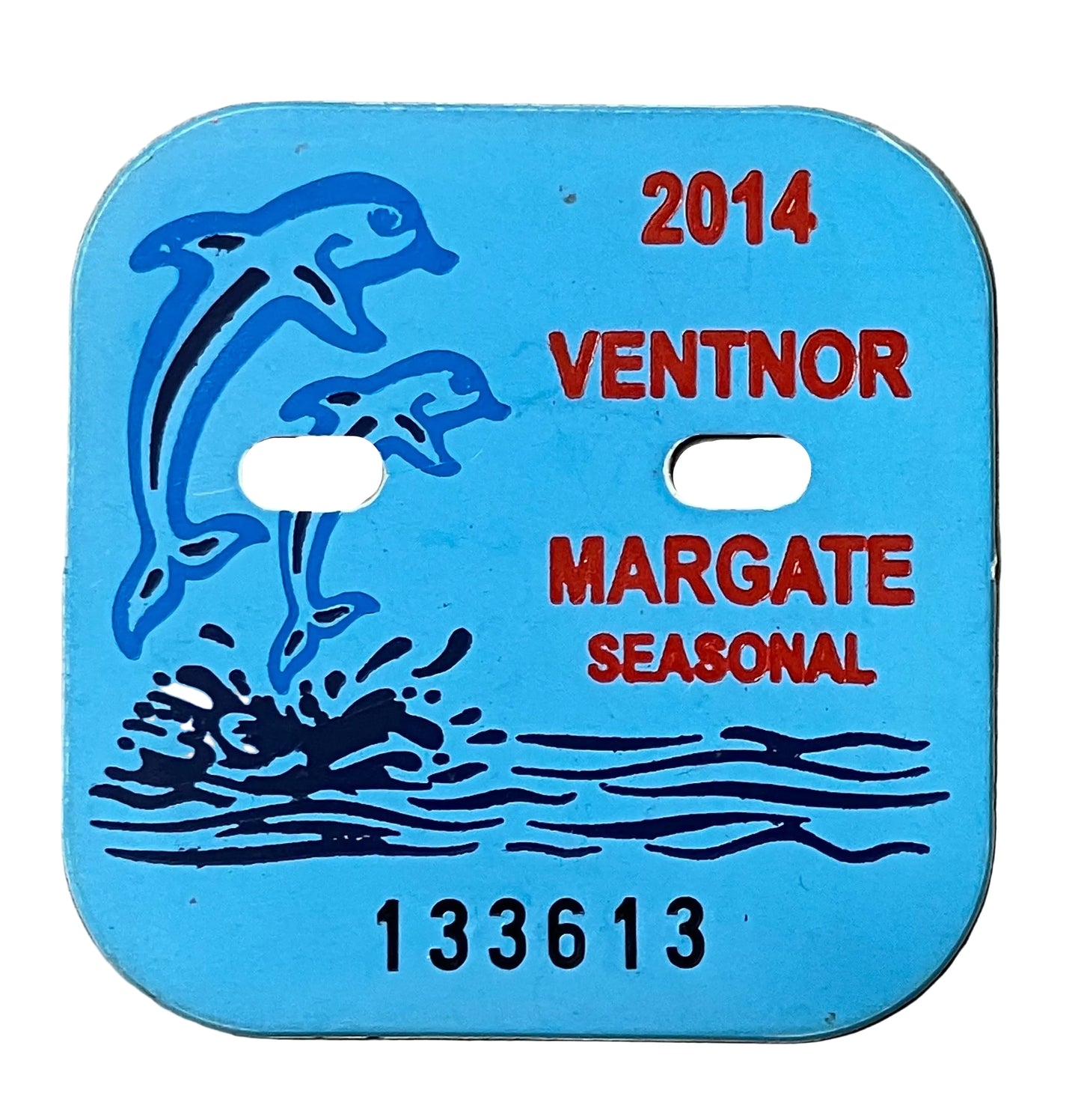 RETRO Ventnor 2014 Seasonal Beach Badge