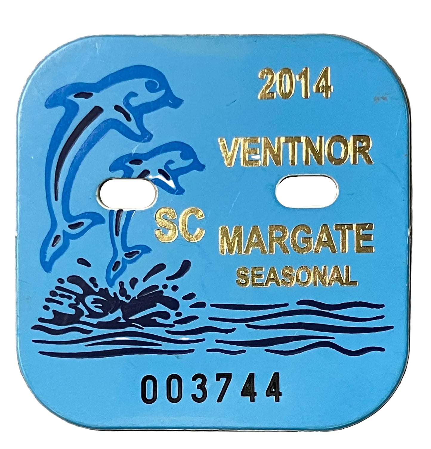 RETRO Ventnor 2014 Seasonal Senior Beach Badge
