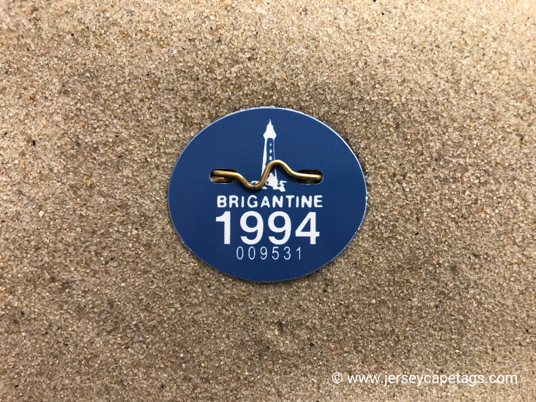 Brigantine 1994 Seasonal Beach Tag