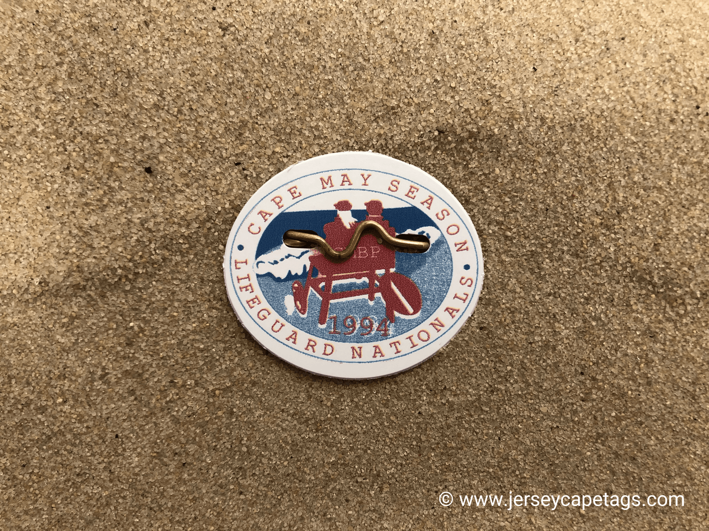 RETRO Cape May 1994 Seasonal Beach Tag