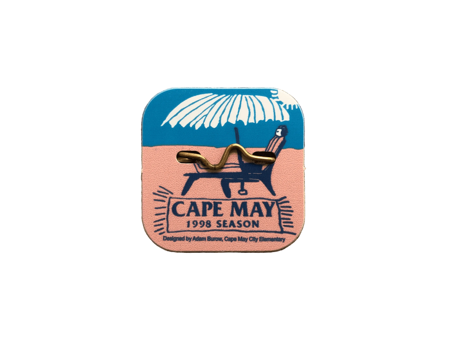 RETRO Cape May 1998 Seasonal Beach Tag