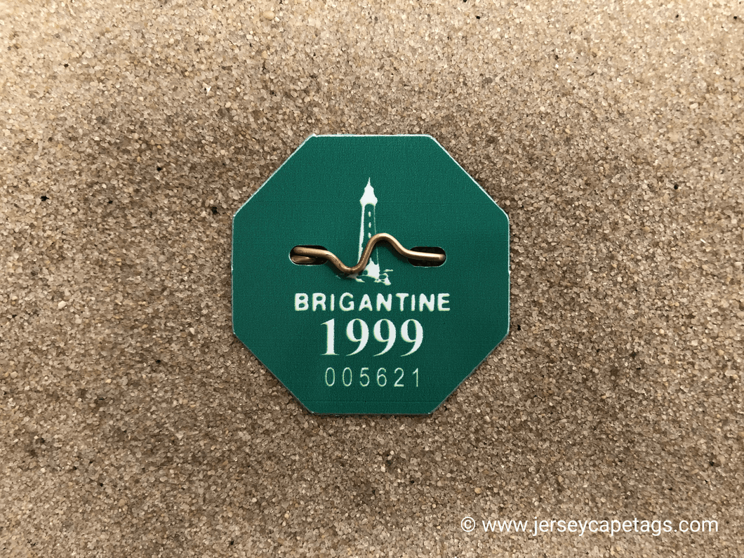 Brigantine 1999 Seasonal Beach Tag