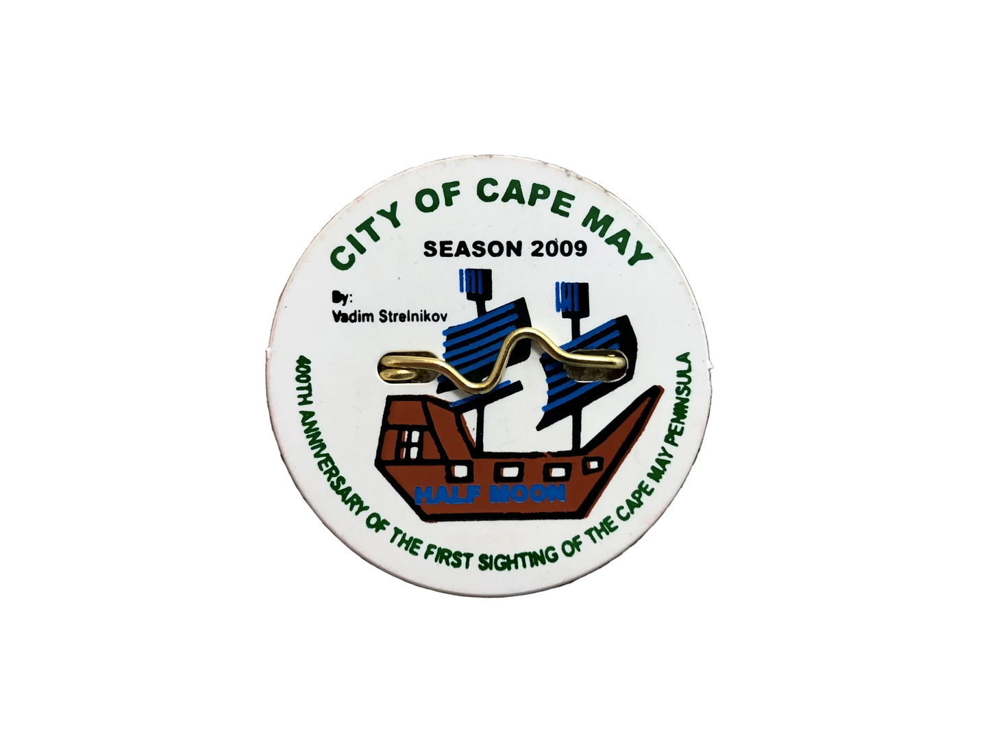 RETRO Cape May 2009 Seasonal Beach Tag