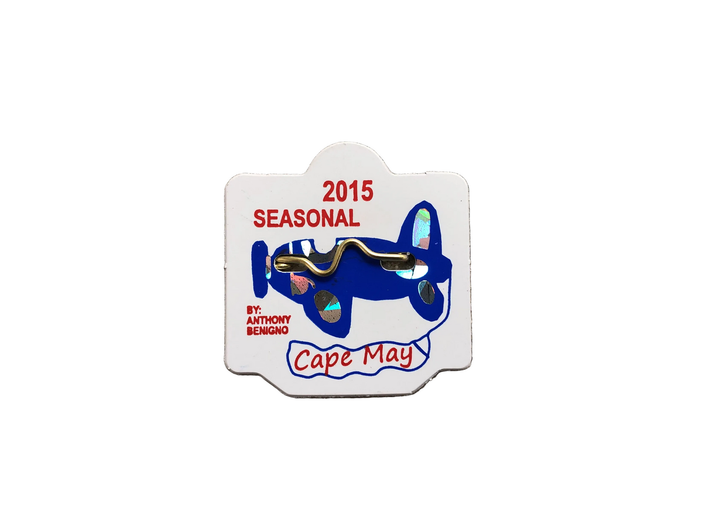 RETRO Cape May 2015 Seasonal Beach Tag