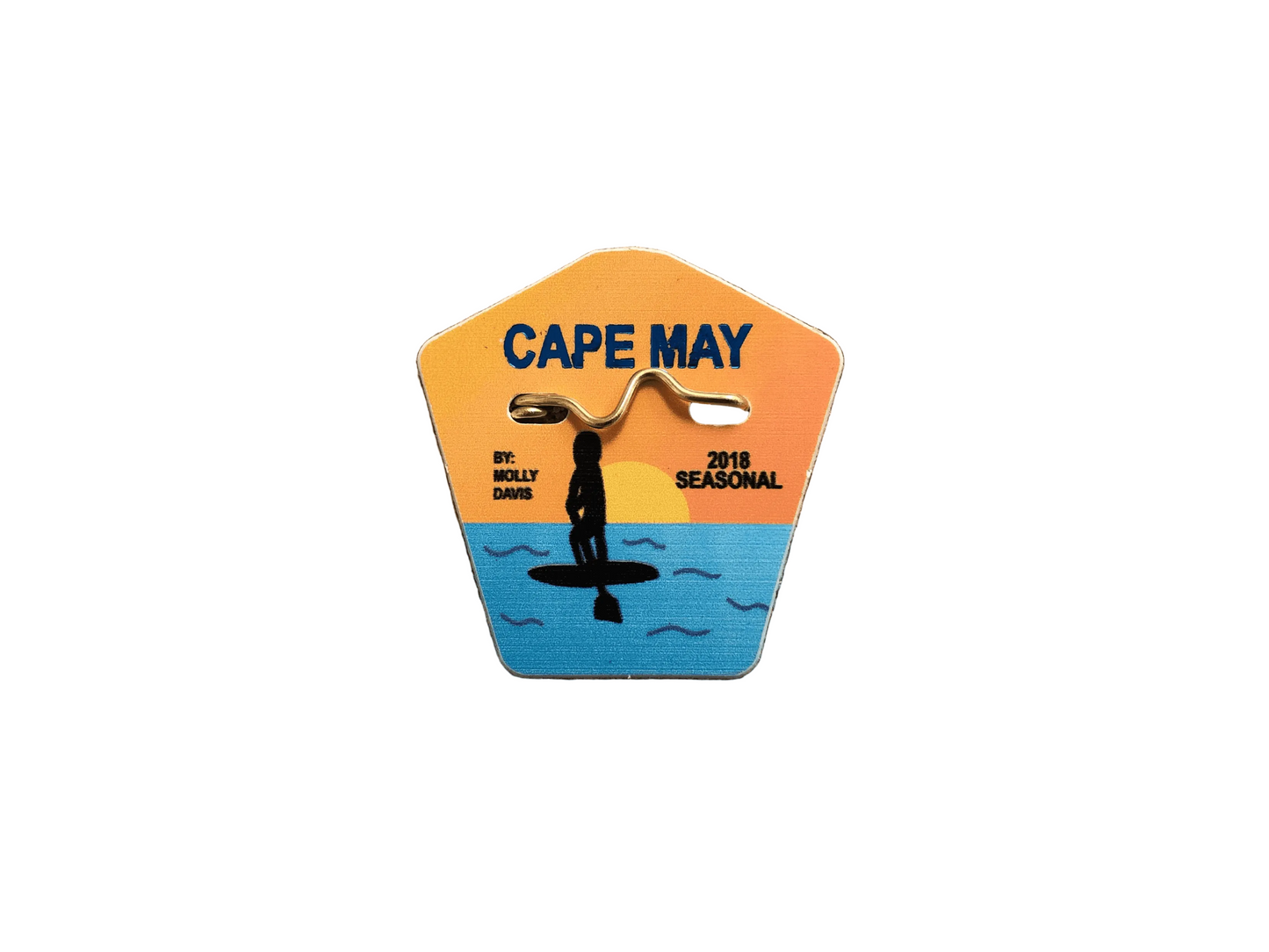 RETRO Cape May 2018 Seasonal Beach Tag