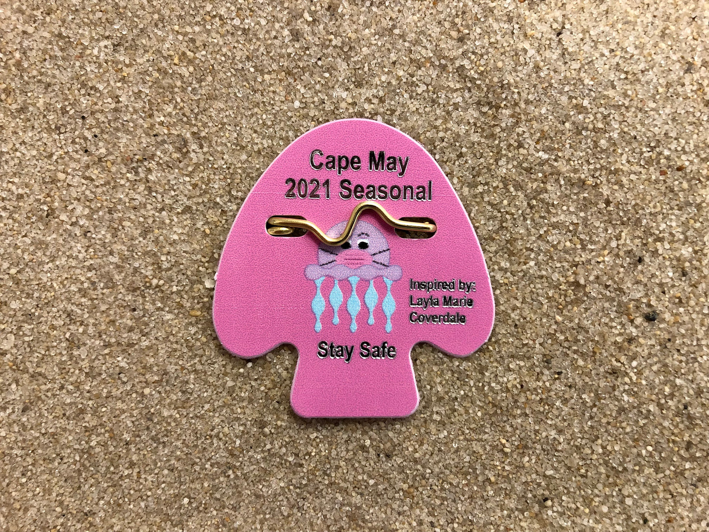 RETRO Cape May 2021 Seasonal Beach Tag