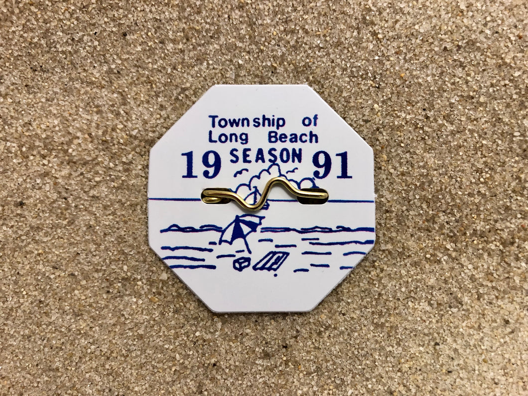 Long Beach Township 1991 Seasonal Beach Badge