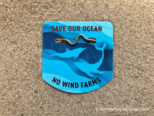 Load image into Gallery viewer, Anti-Offshore Wind Turbines Novelty Beach Tags/Badges
