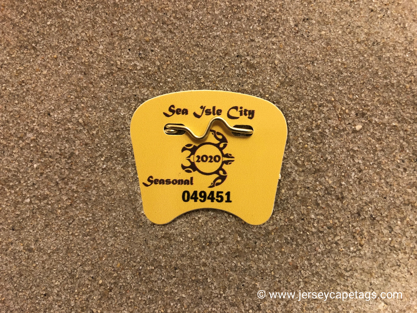RETRO Sea Isle City 2020 Seasonal Beach Tag
