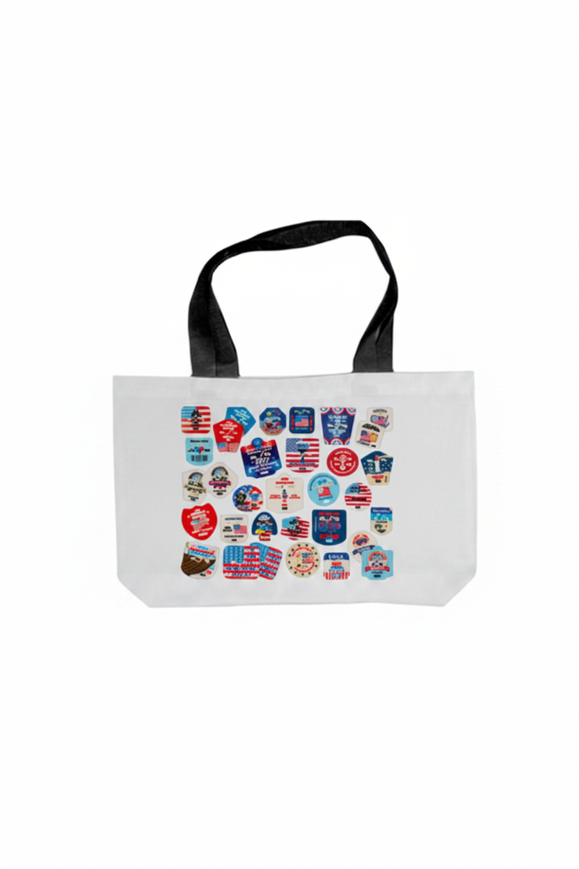 America's 250th Beach Bag White