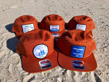 Load image into Gallery viewer, Retro Beach Tag/Badge Camper Hat
