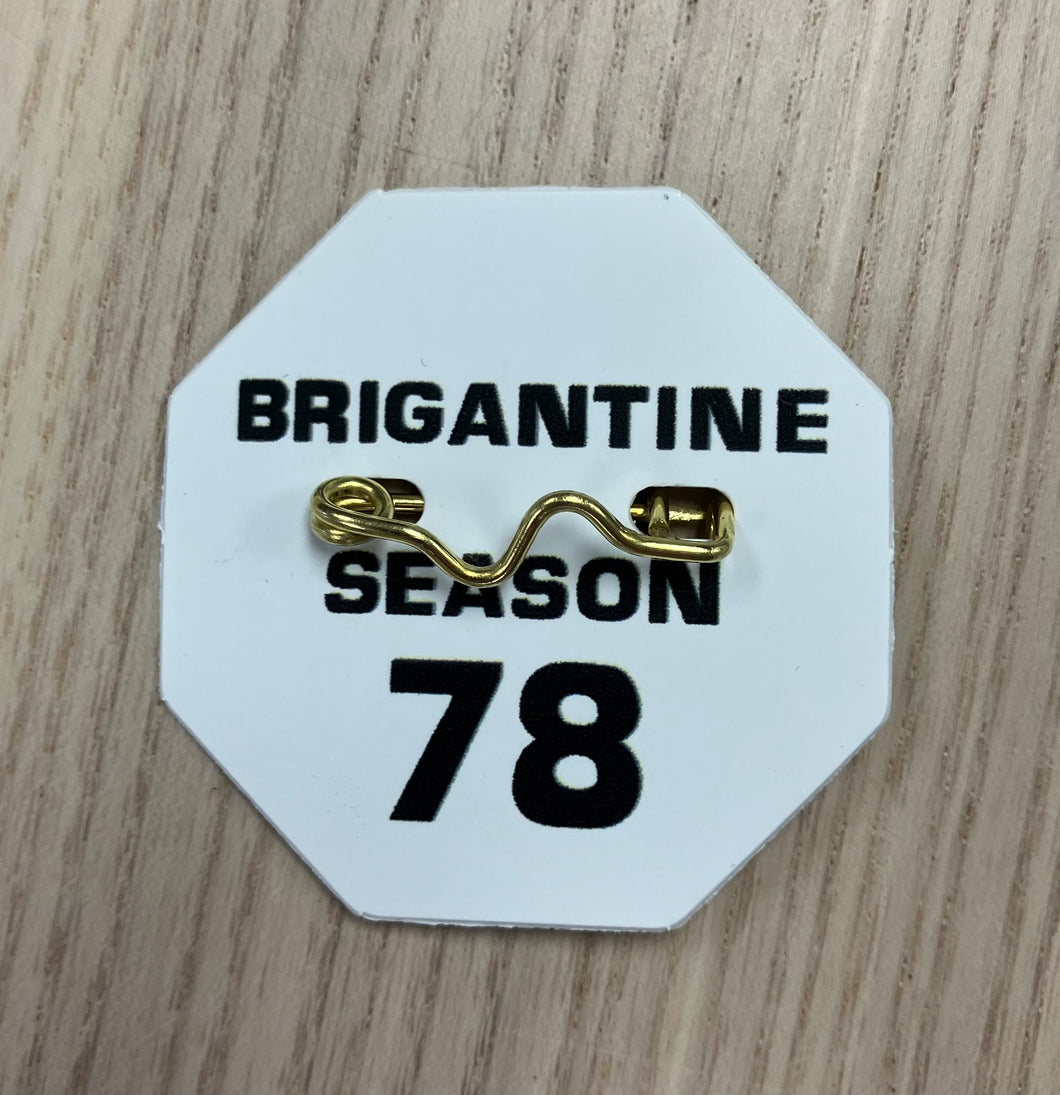 Brigantine 1978 Seasonal Beach Tag