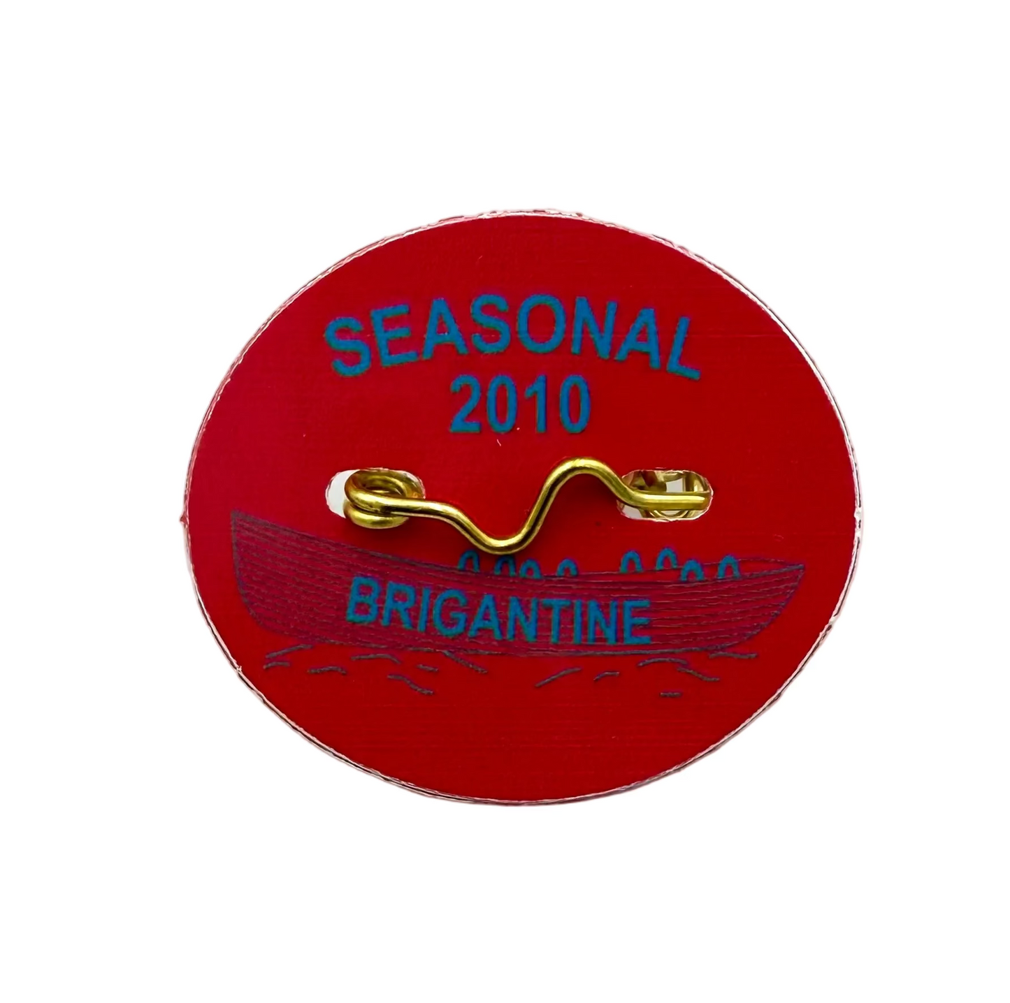 RETRO Brigantine 2010 Seasonal Beach Tag
