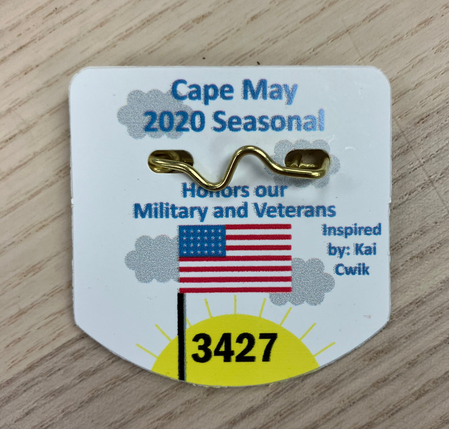 Cape May 2020 Active Military/Veteran Seasonal Beach Tag