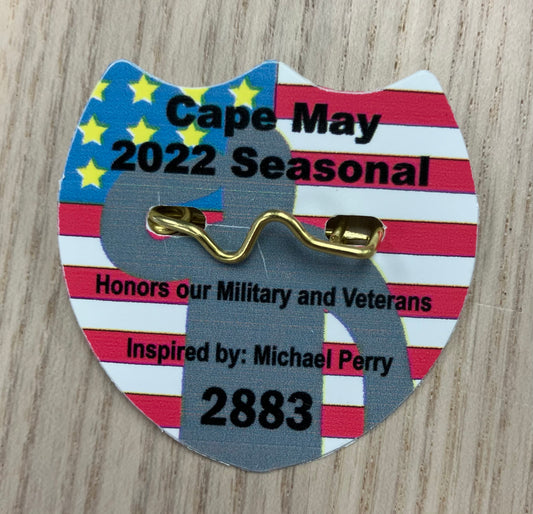 Cape May 2022 Active Military/Veteran Seasonal Beach Tag