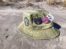 Load image into Gallery viewer, Retro Beach Tags/Badges Bucket Hats

