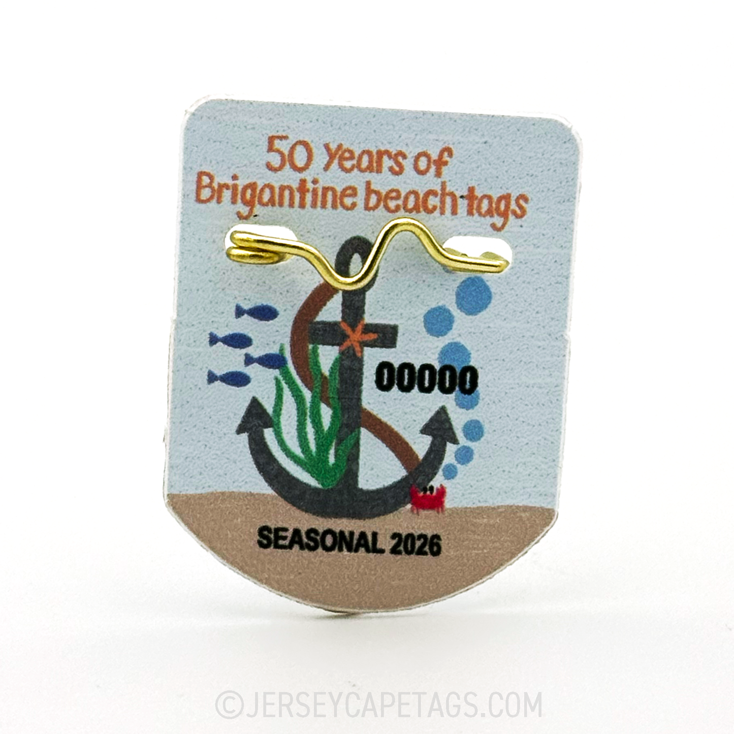 Brigantine 2026 Seasonal Beach Tag
