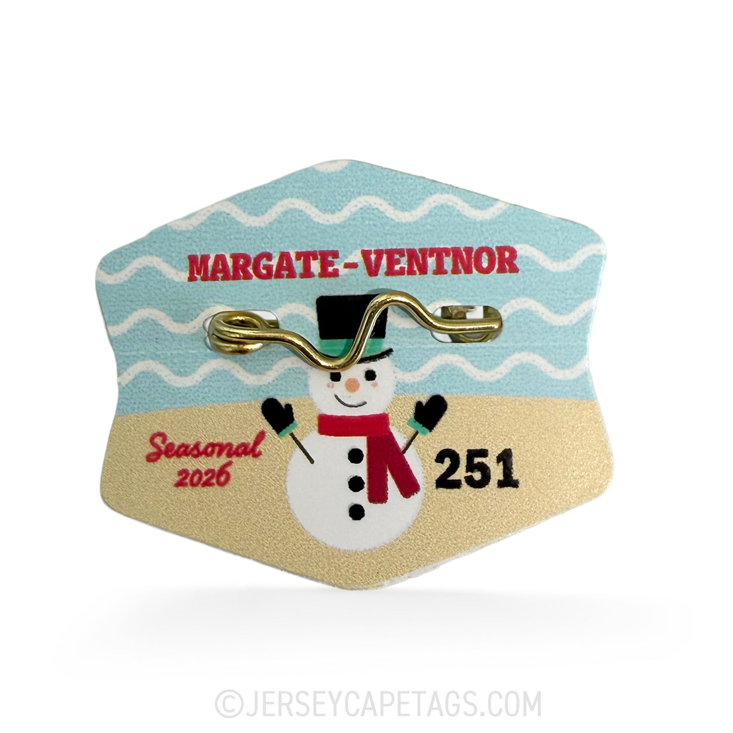 Margate 2026 Holiday Seasonal Beach Tag