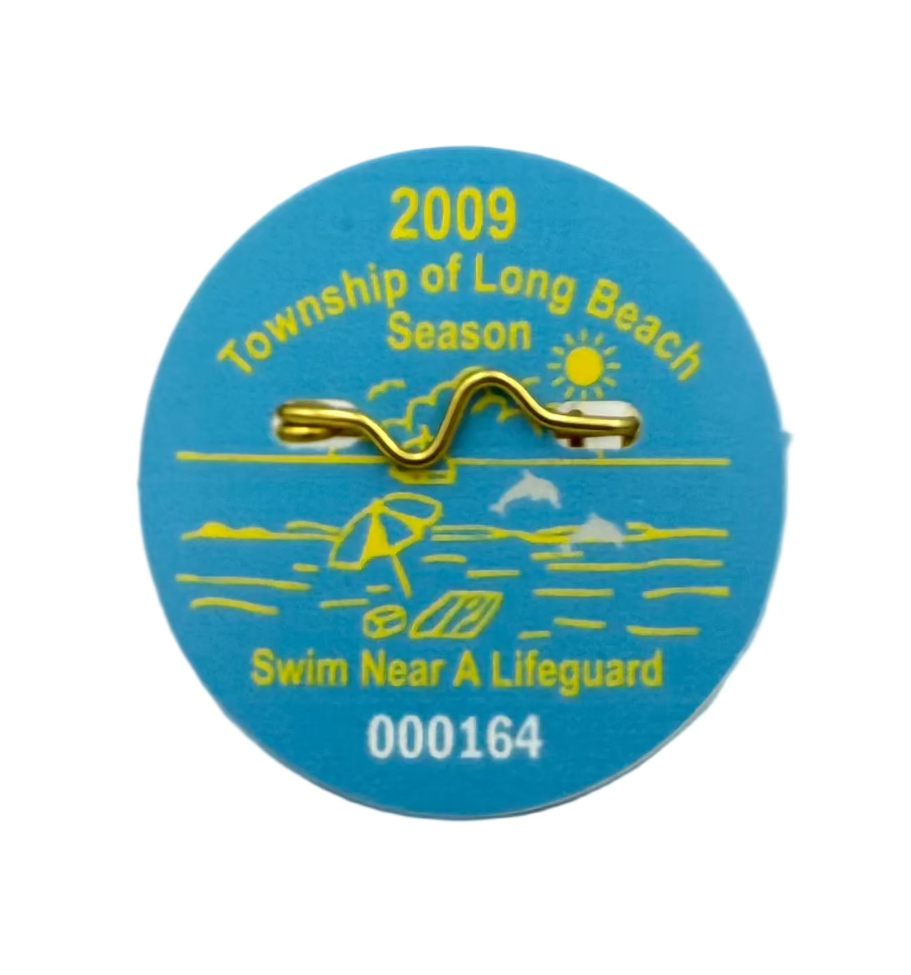 RETRO Long Beach Township 2009 Seasonal Beach Badge