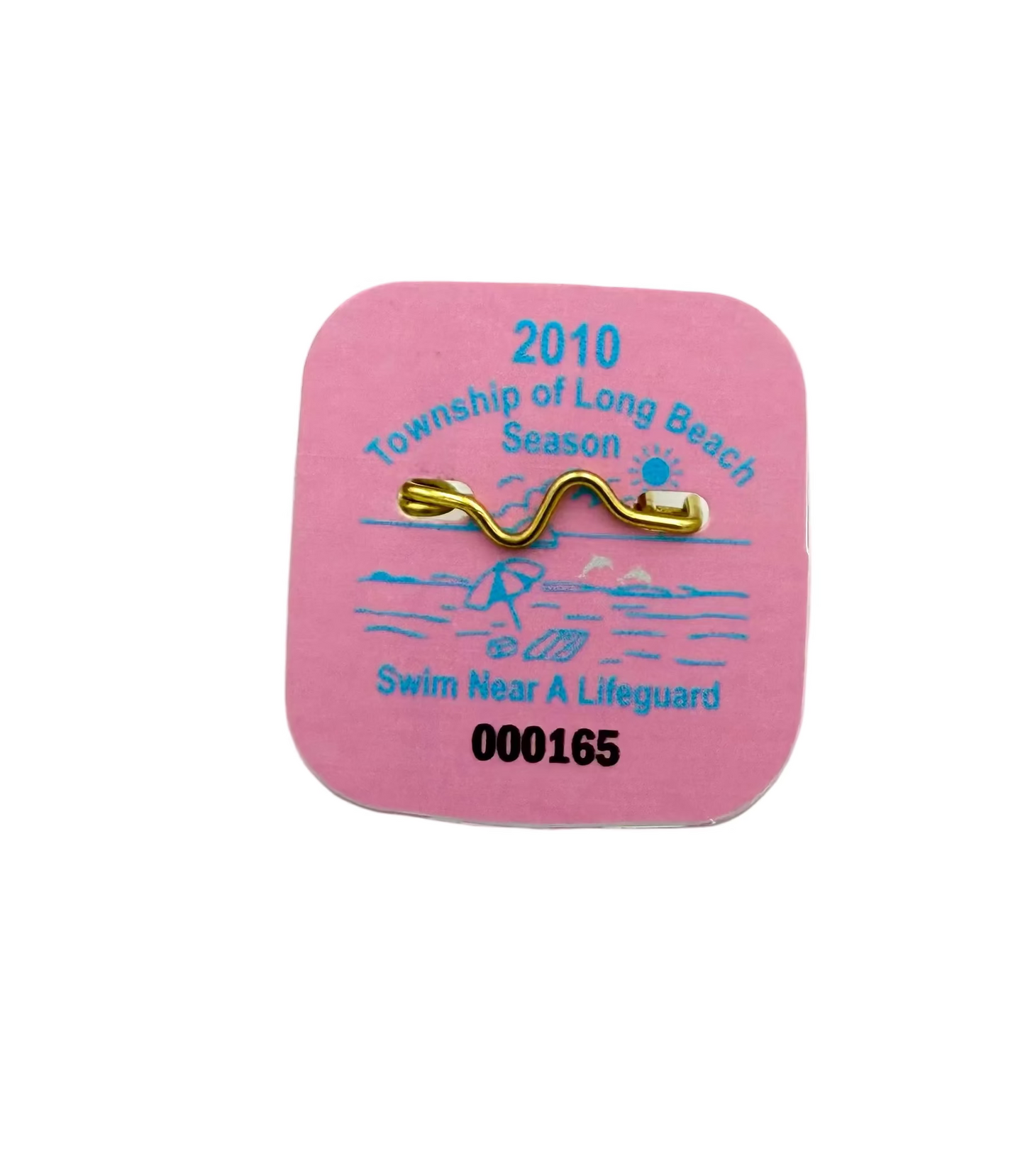 RETRO Long Beach Township 2010 Seasonal Beach Badge