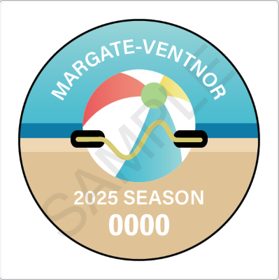 Margate 2025 Seasonal Beach Tag