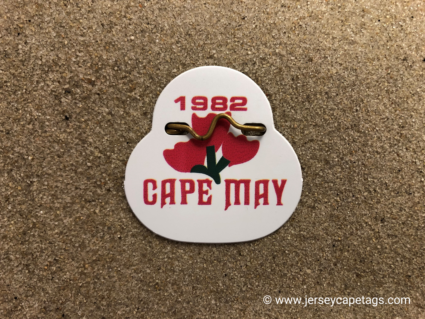 Cape May 1982 Seasonal Beach Tag