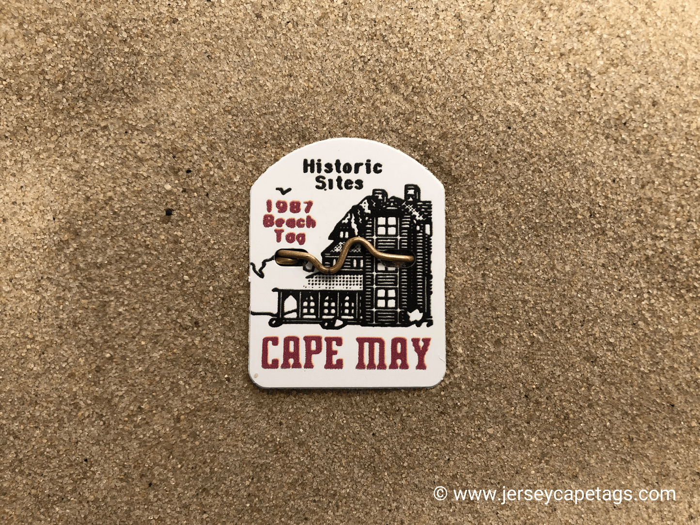 Cape May 1987 Seasonal Beach Tag