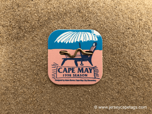 Cape May 1998 Seasonal Beach Tag