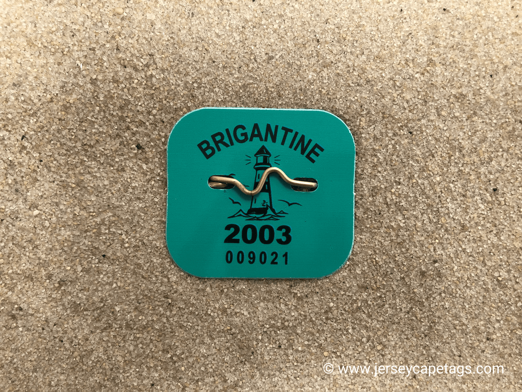 Brigantine 2003 Seasonal Beach Tag