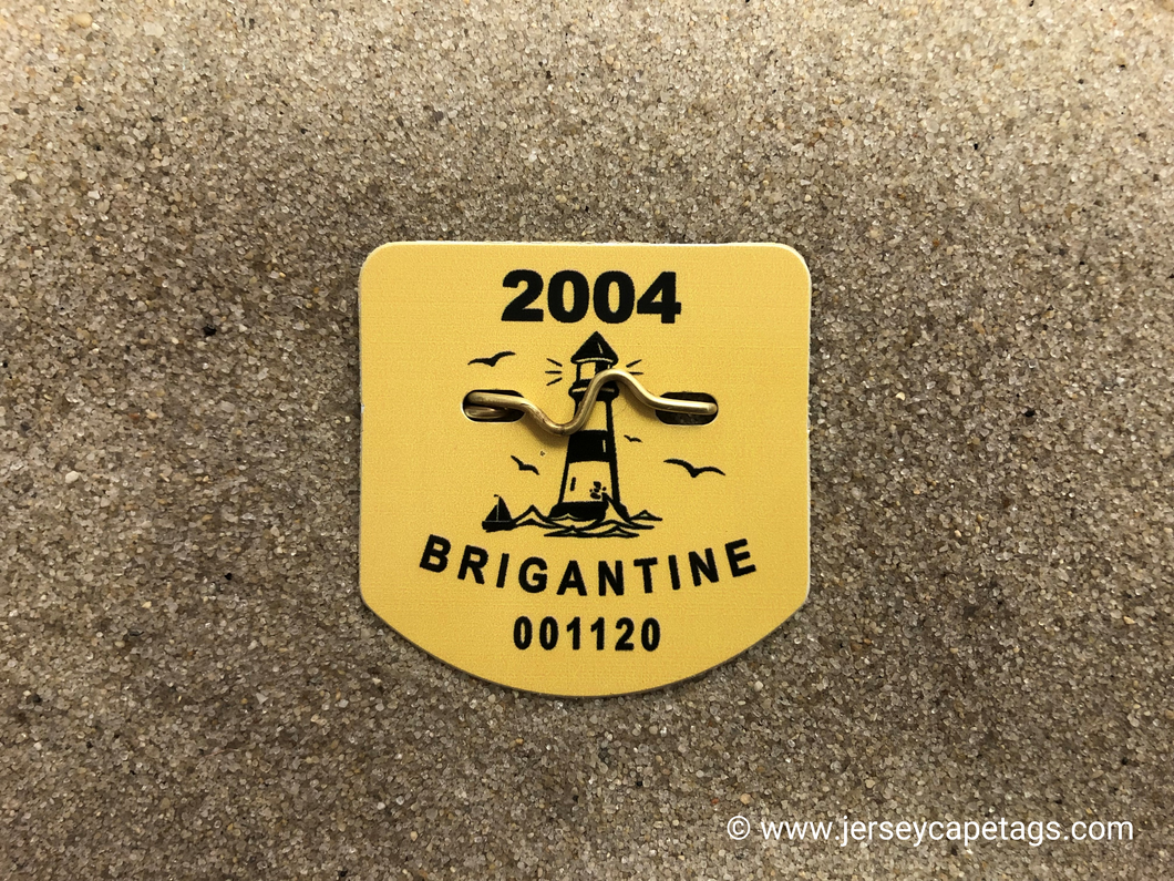 Brigantine 2004 Seasonal Beach Tag